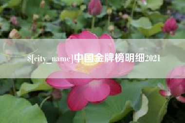 绵阳中国金牌榜明细2021