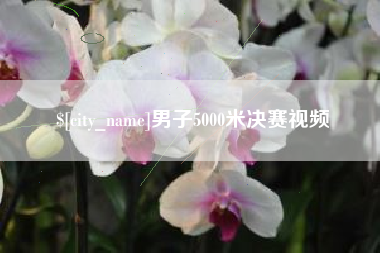 绵阳男子5000米决赛视频