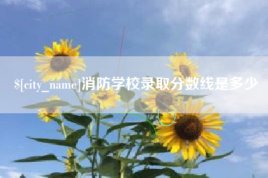 绵阳消防学校录取分数线是多少