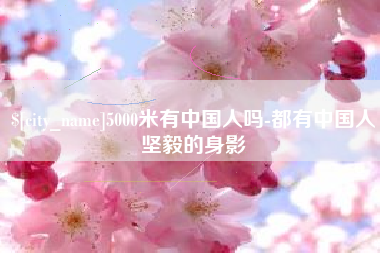绵阳5000米有中国人吗-都有中国人坚毅的身影