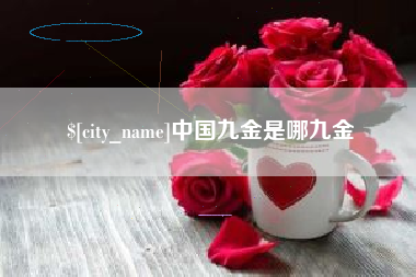 绵阳中国九金是哪九金