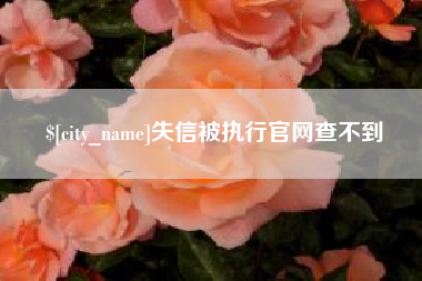 绵阳失信被执行官网查不到