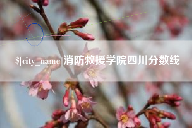 绵阳消防救援学院四川分数线