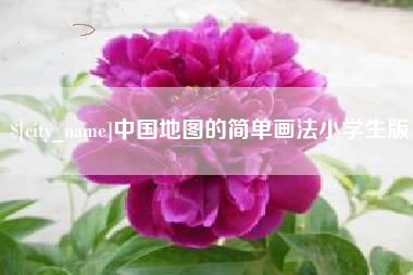 绵阳中国地图的简单画法小学生版