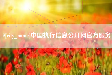 绵阳中国执行信息公开网官方服务
