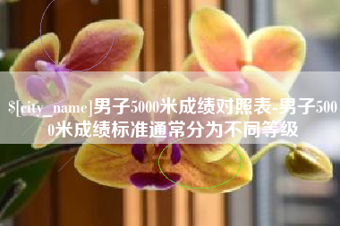 绵阳男子5000米成绩对照表-男子5000米成绩标准通常分为不同等级