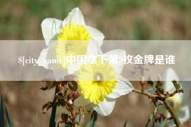 绵阳中国拿下第9枚金牌是谁