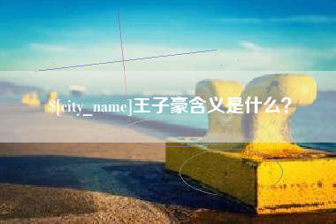 绵阳王子豪含义是什么？