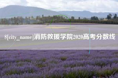 绵阳消防救援学院2020高考分数线