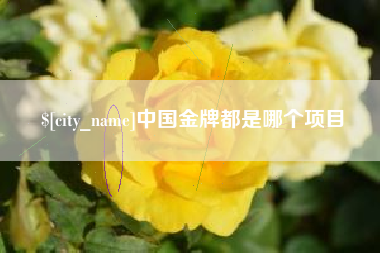 绵阳中国金牌都是哪个项目