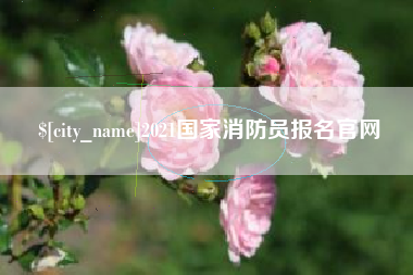 绵阳2021国家消防员报名官网