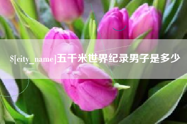 绵阳五千米世界纪录男子是多少