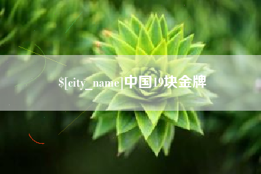 绵阳中国19块金牌