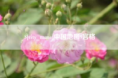 绵阳中国地图9宫格
