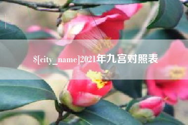 绵阳2021年九宫对照表