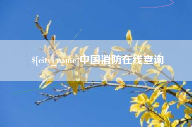 绵阳中国消防在线查询