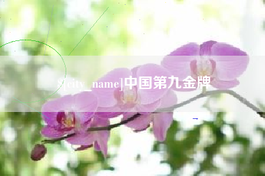 绵阳中国第九金牌