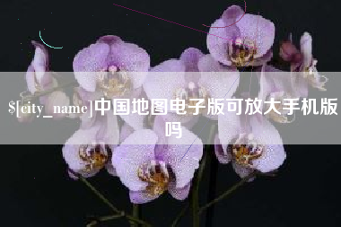 绵阳中国地图电子版可放大手机版吗