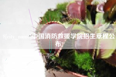 绵阳中国消防救援学院招生章程公布!