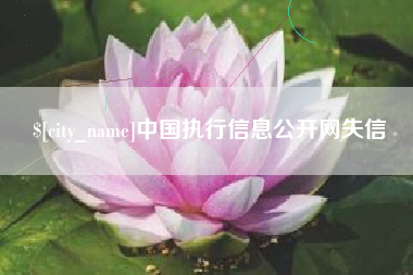 绵阳中国执行信息公开网失信