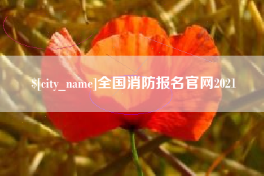 绵阳全国消防报名官网2021